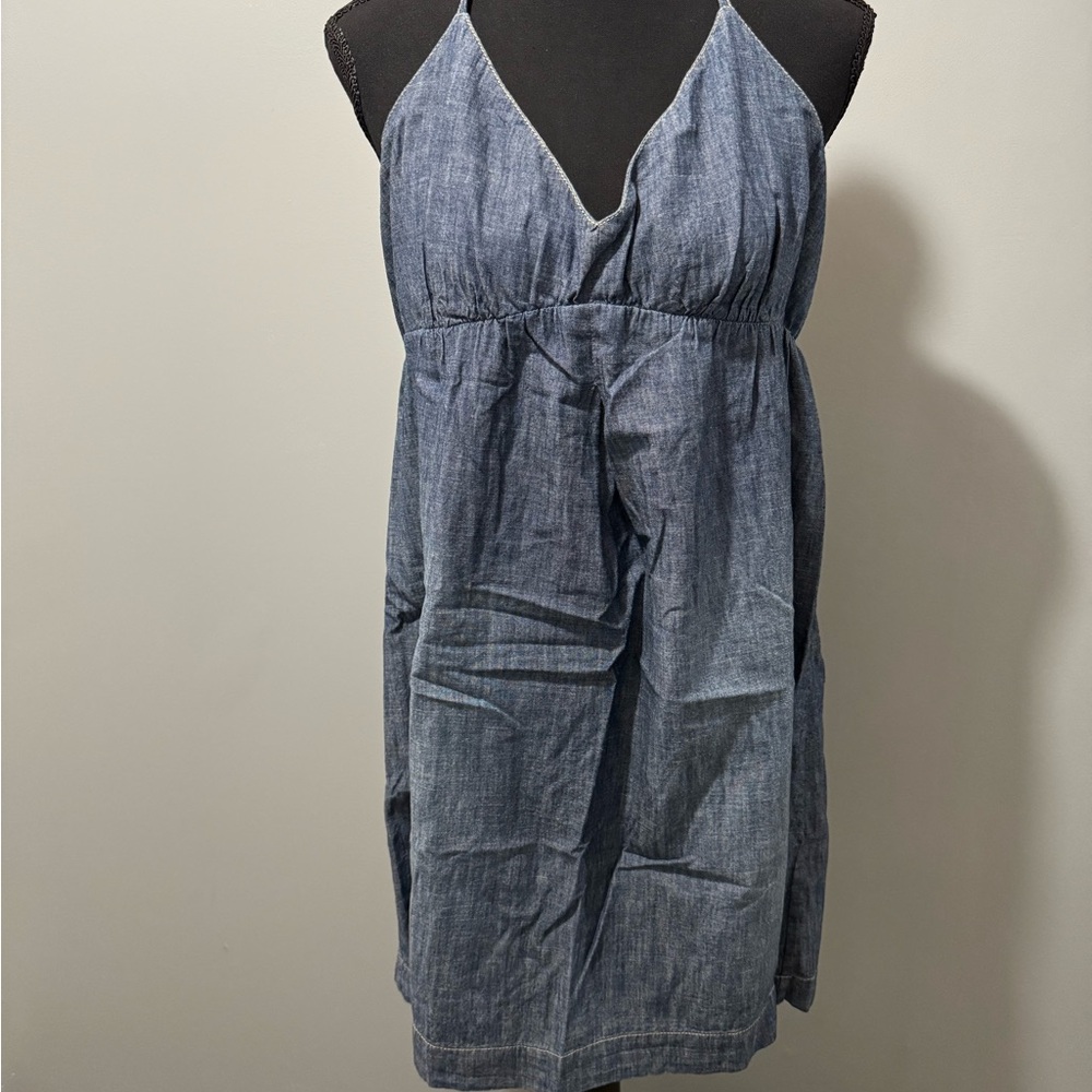 Lucky Brand Halter Denim Dress NWT